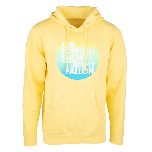 The Tonight Show Starring Jimmy Fallon Yellow Ombre Logo Hoodie