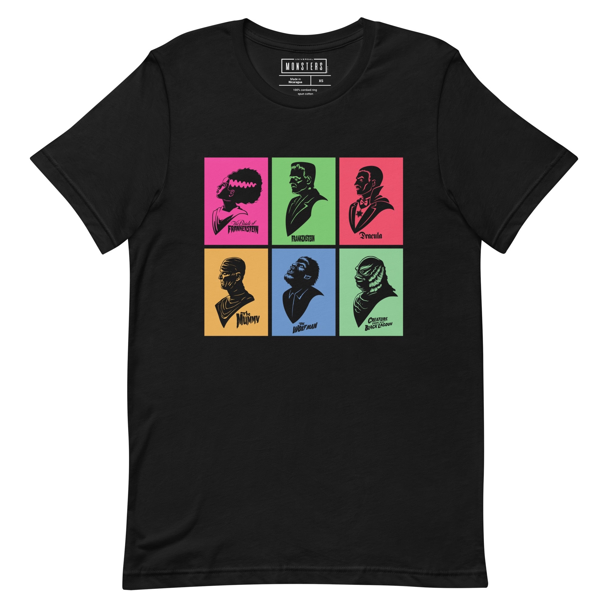 Universal Monsters Mash Up Grid T-Shirt