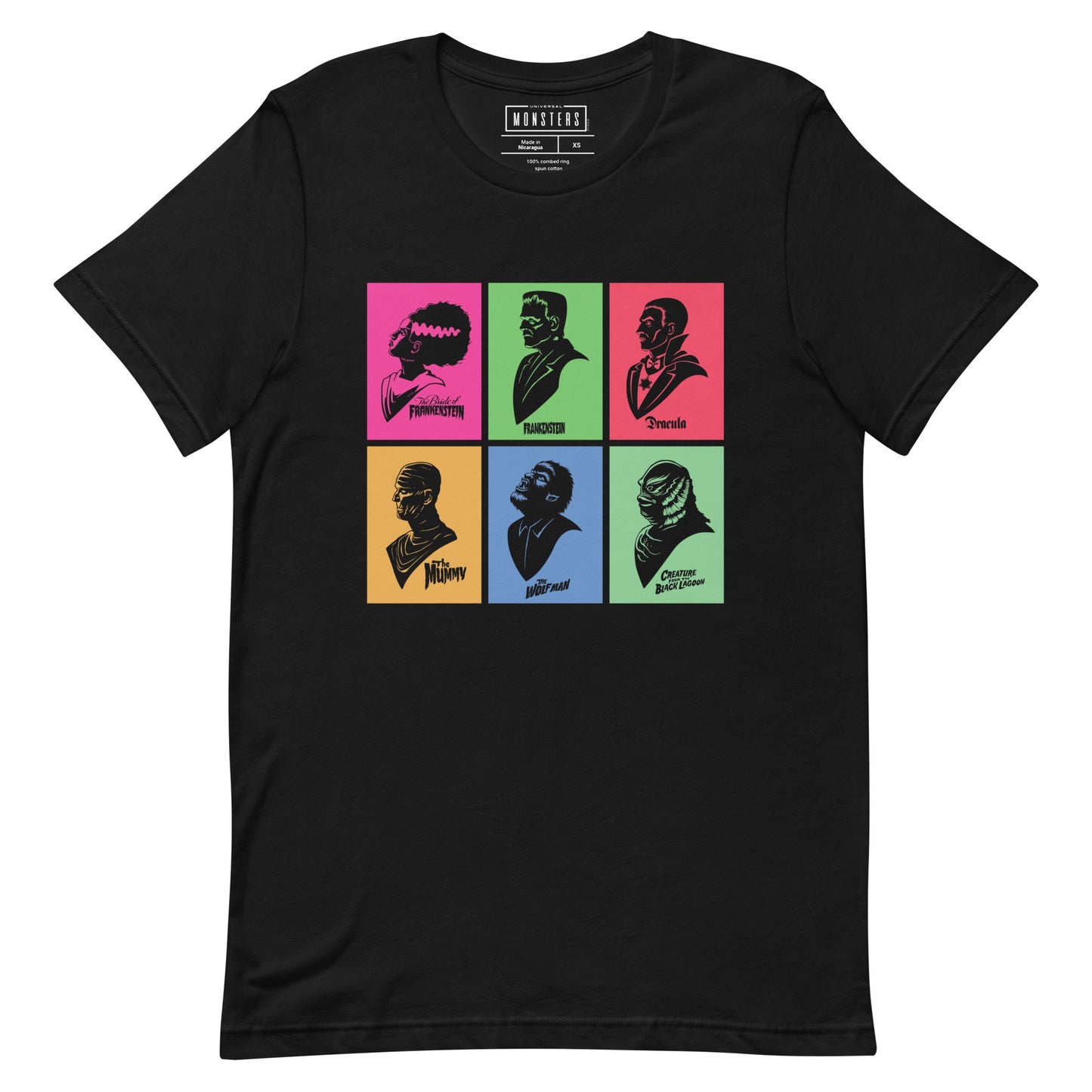 Universal Monsters Mash Up Grid T-Shirt