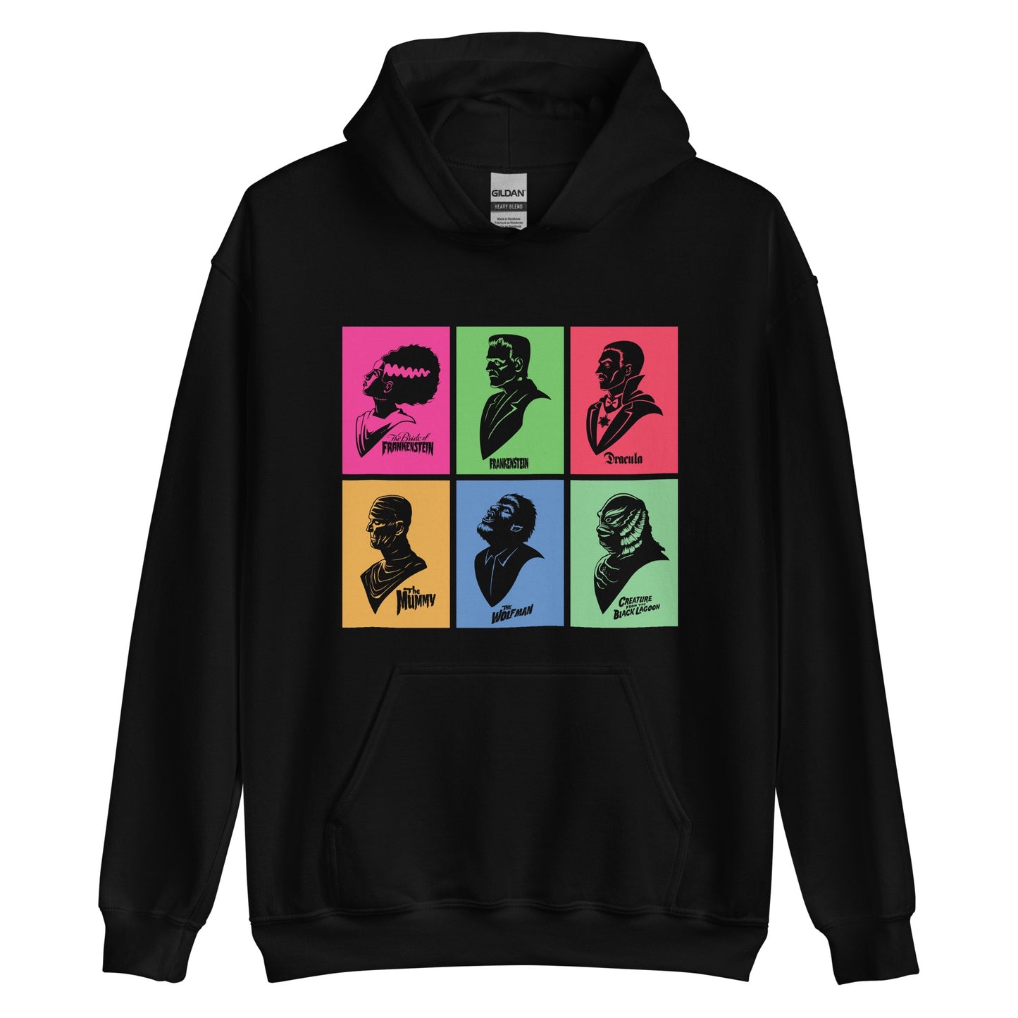 Universal Monsters Mash Up Grid Hoodie