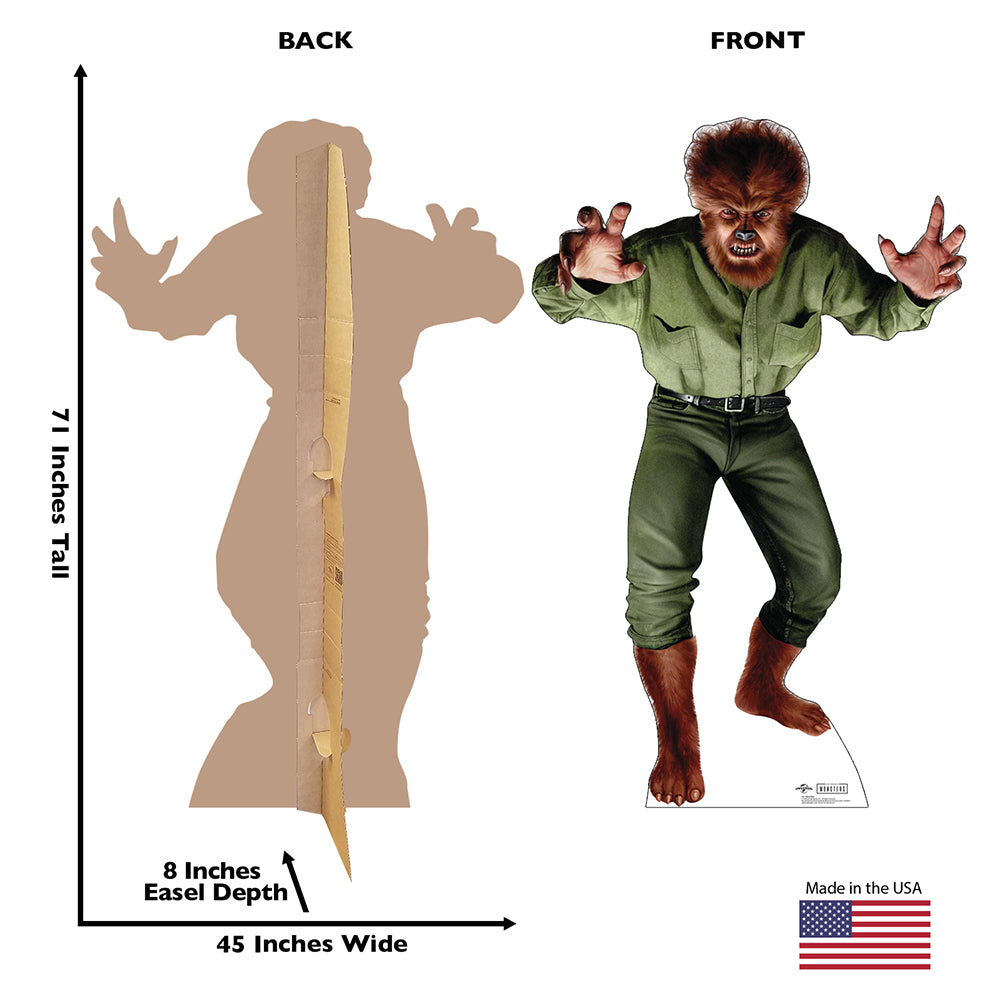 Wolf Man Cardboard Cutout Standee