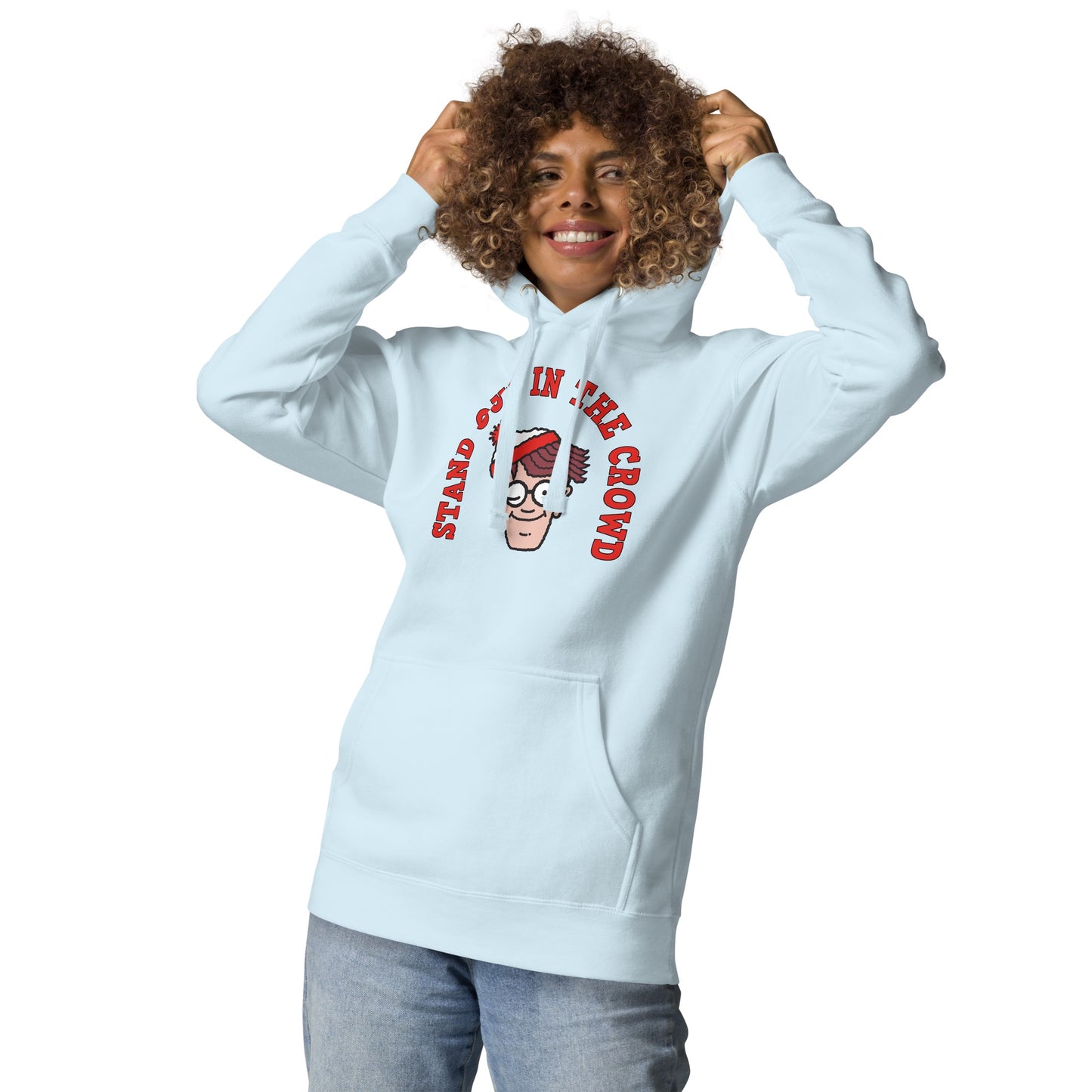 Where's Waldo? Stand Out In A Crowd Unisex Premium Hoodie