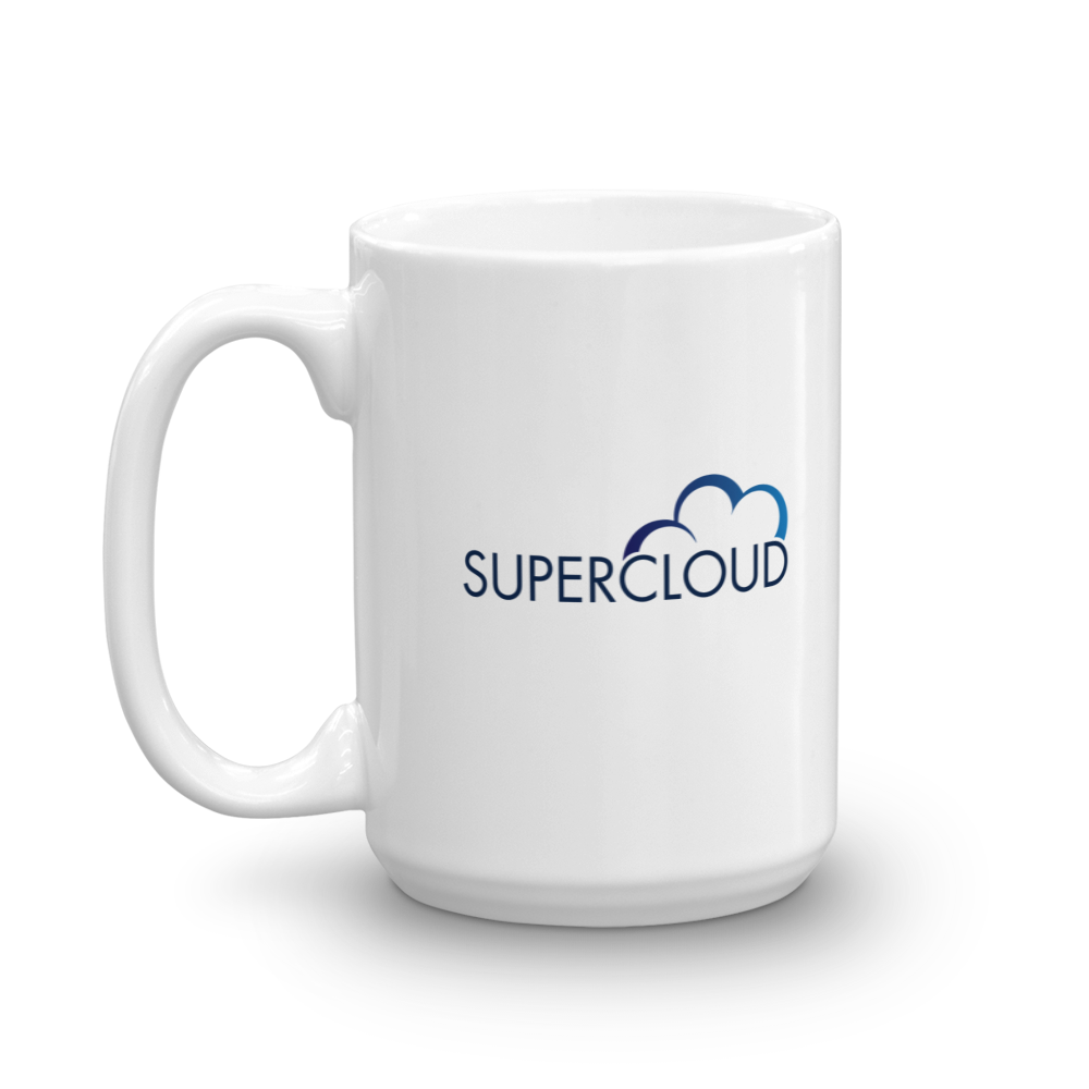 Superstore Supercloud Logo White Mug