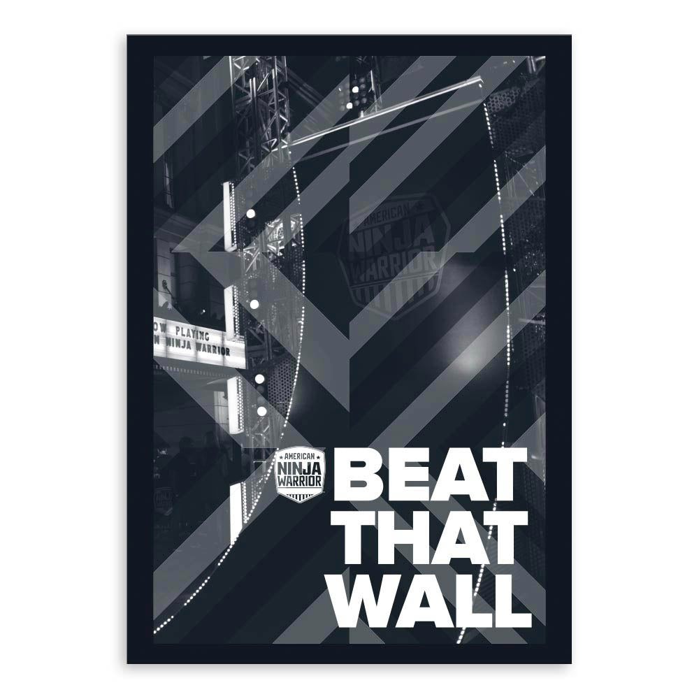 American Ninja Warrior Beat That Wall Wall Art