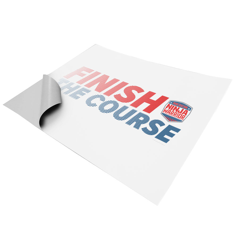 American Ninja Warrior Finish The Course Wall Art