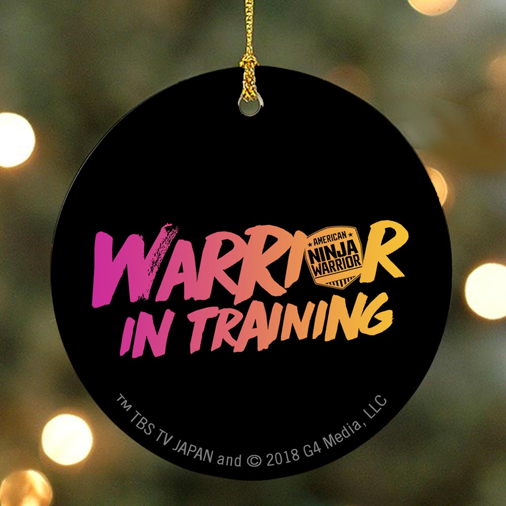 American Ninja Warrior Warrior In Training Ornament