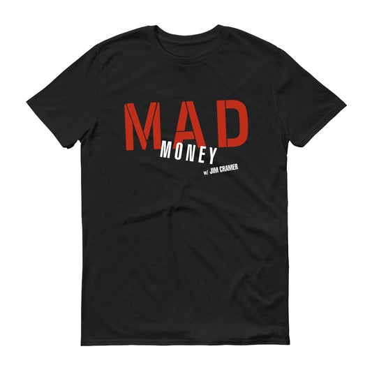 Mad Money with Jim Cramer Logo Adult Short Sleeve T-Shirt