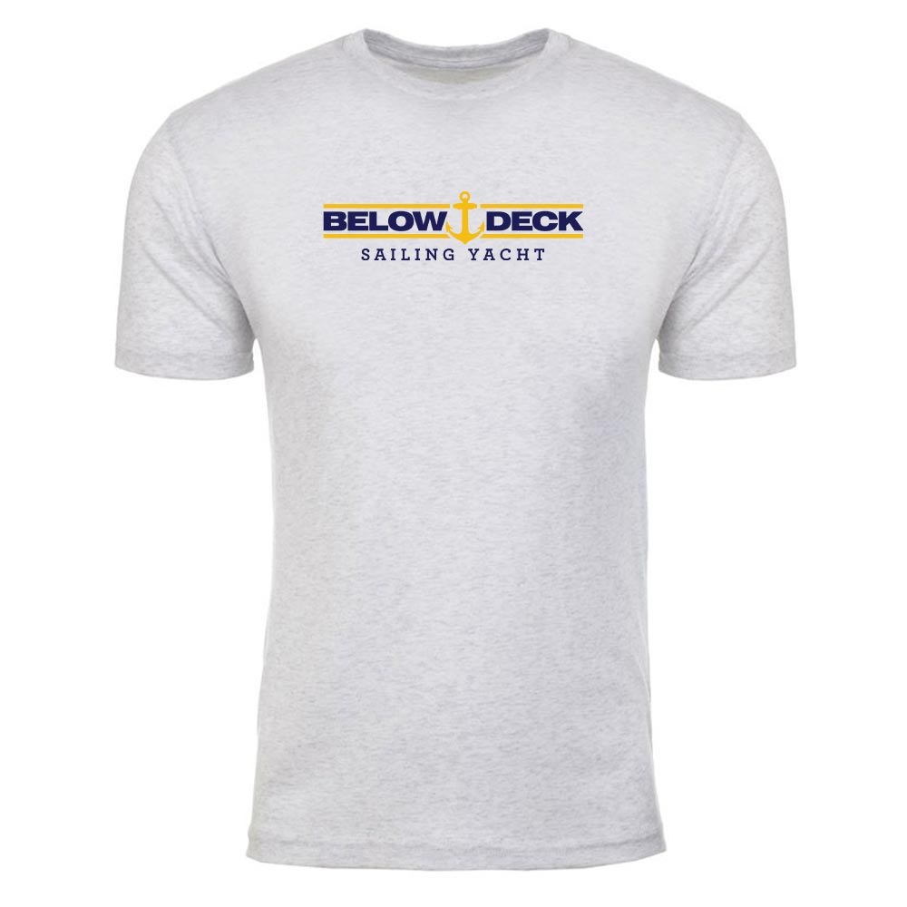 Below Deck Sailing Yacht Men's Tri-Blend T-Shirt Heather White / L