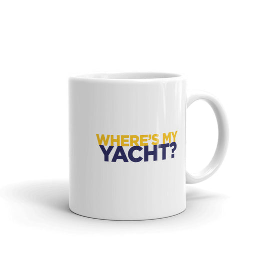 Below Deck Where's My Yacht? White Mug