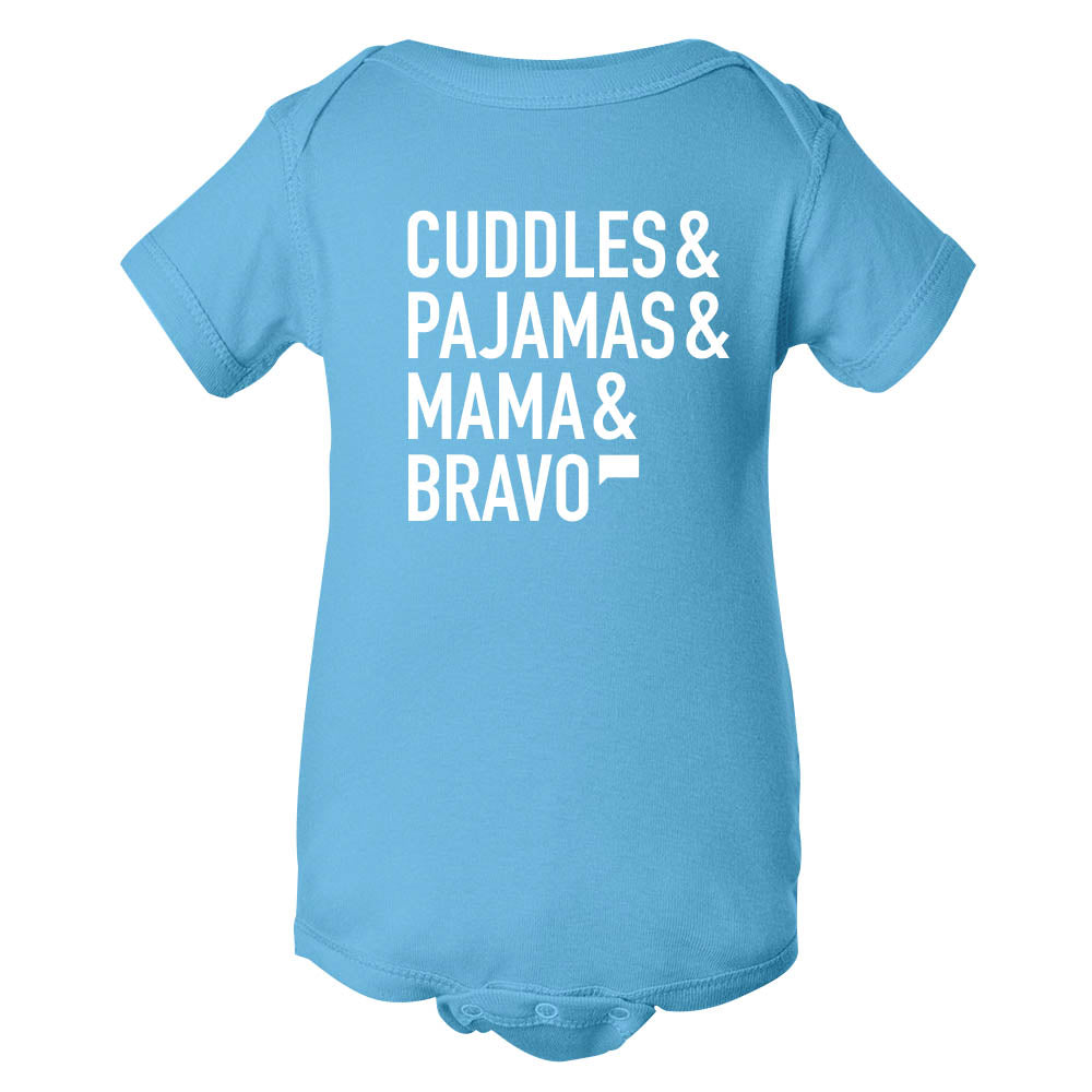Bravo Cuddles Pajamas Mama Bravo Baby Bodysuit