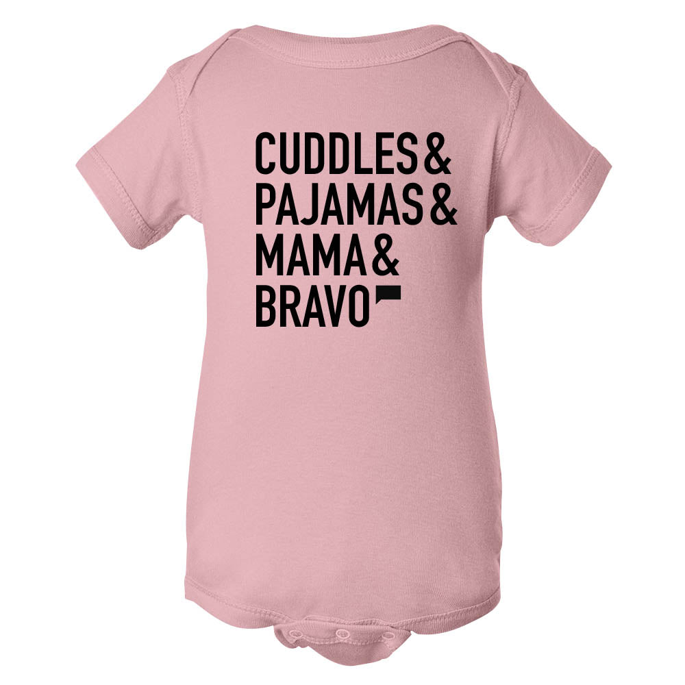 Bravo Cuddles & Pajamas & Mama & Bravo Baby Bodysuit