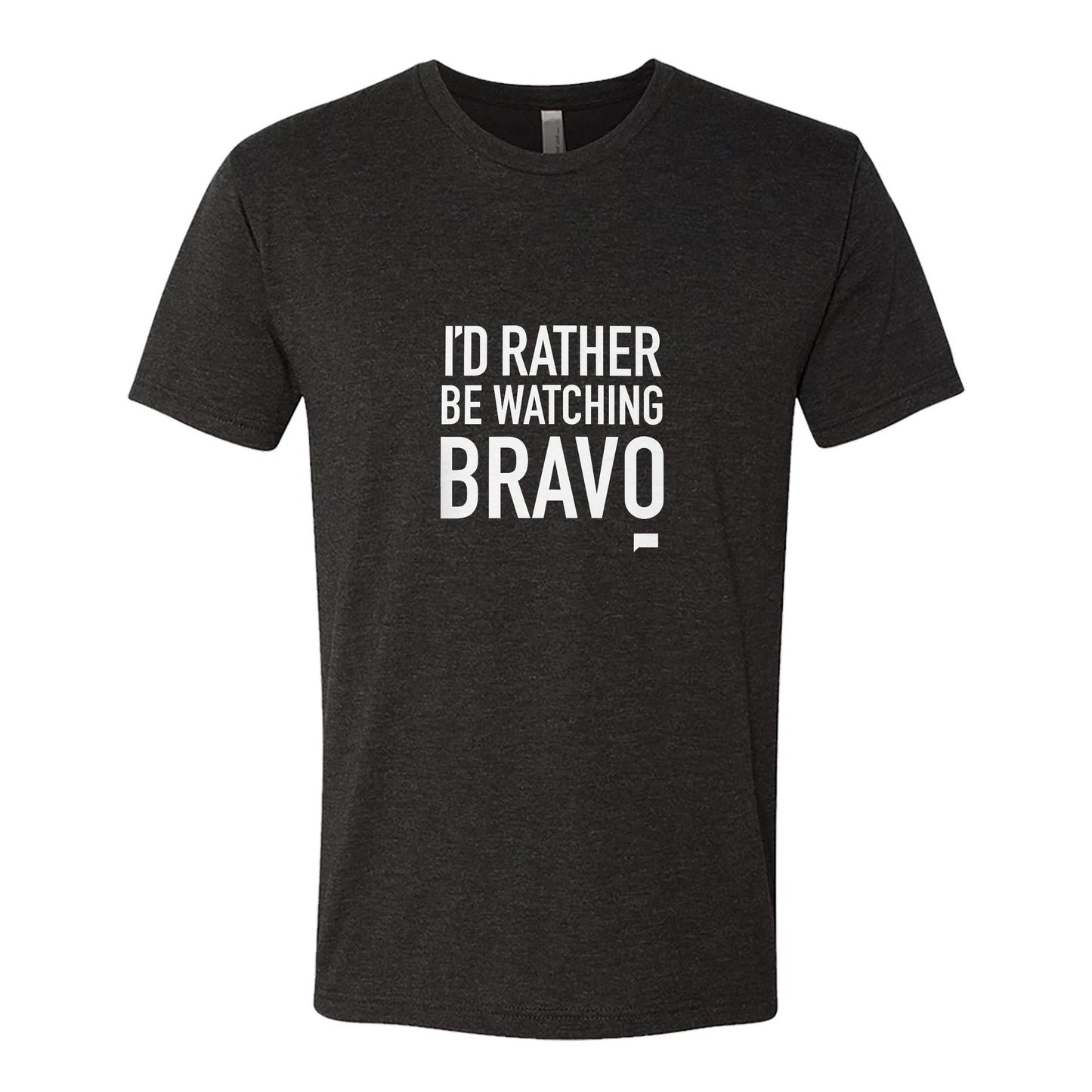 Rather Be Watching Bravo Men's Tri-Blend Short Sleeve T-Shirt