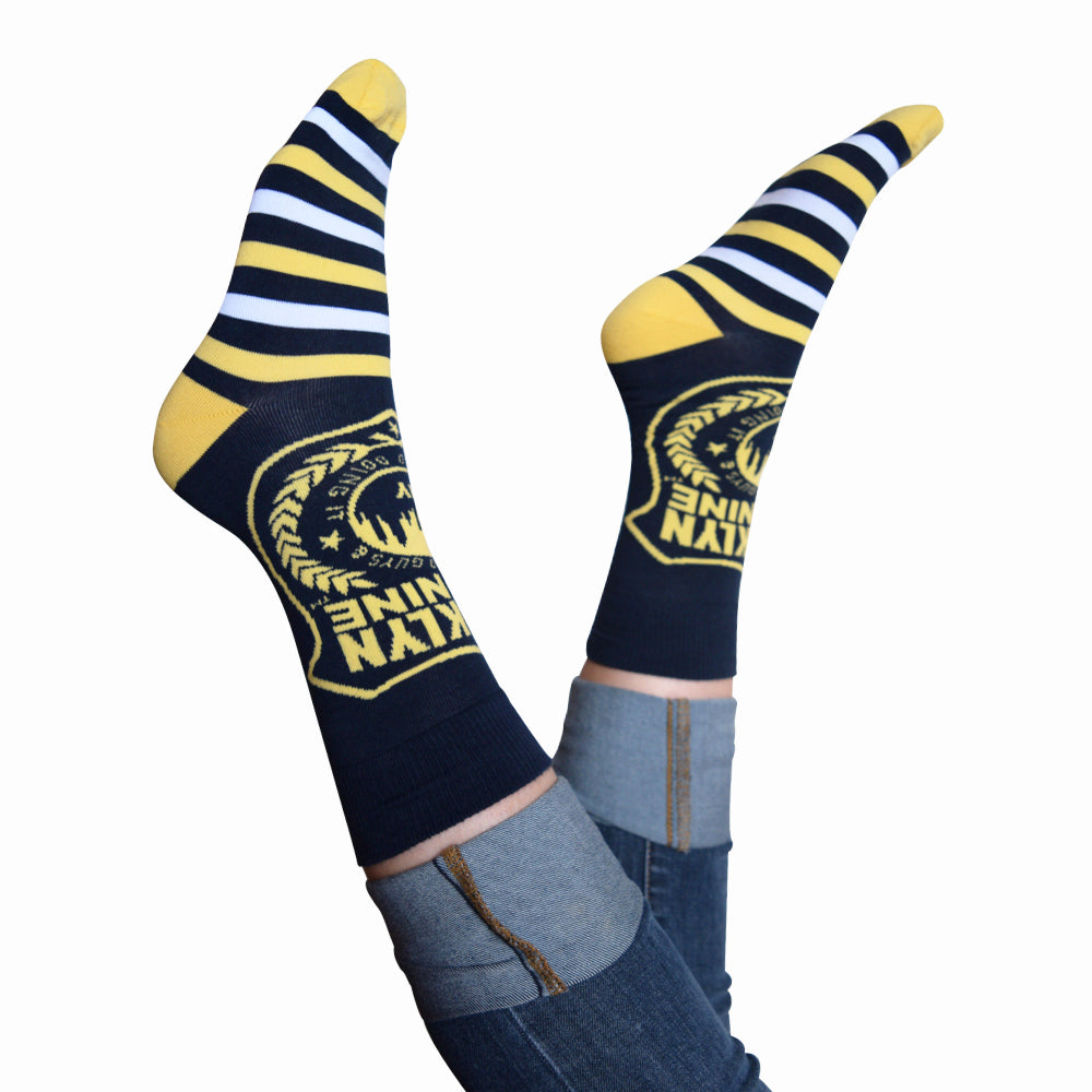 Brooklyn Nine-Nine Badge Striped Socks