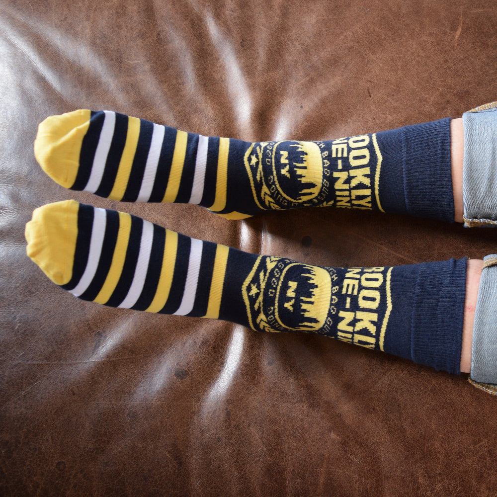 Brooklyn Nine-Nine Badge Striped Socks