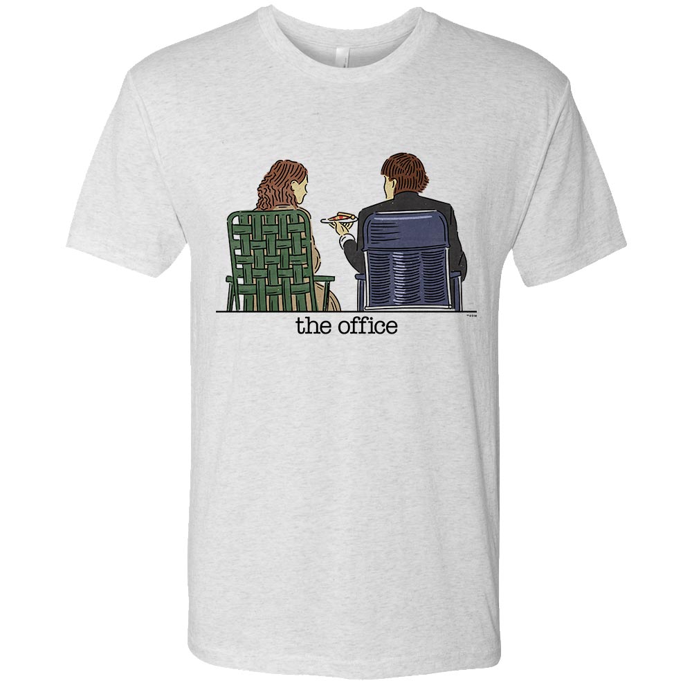 The Office Jim and Pam Roof Date Men's Tri-Blend Short Sleeve T-Shirt – NBC  Store
