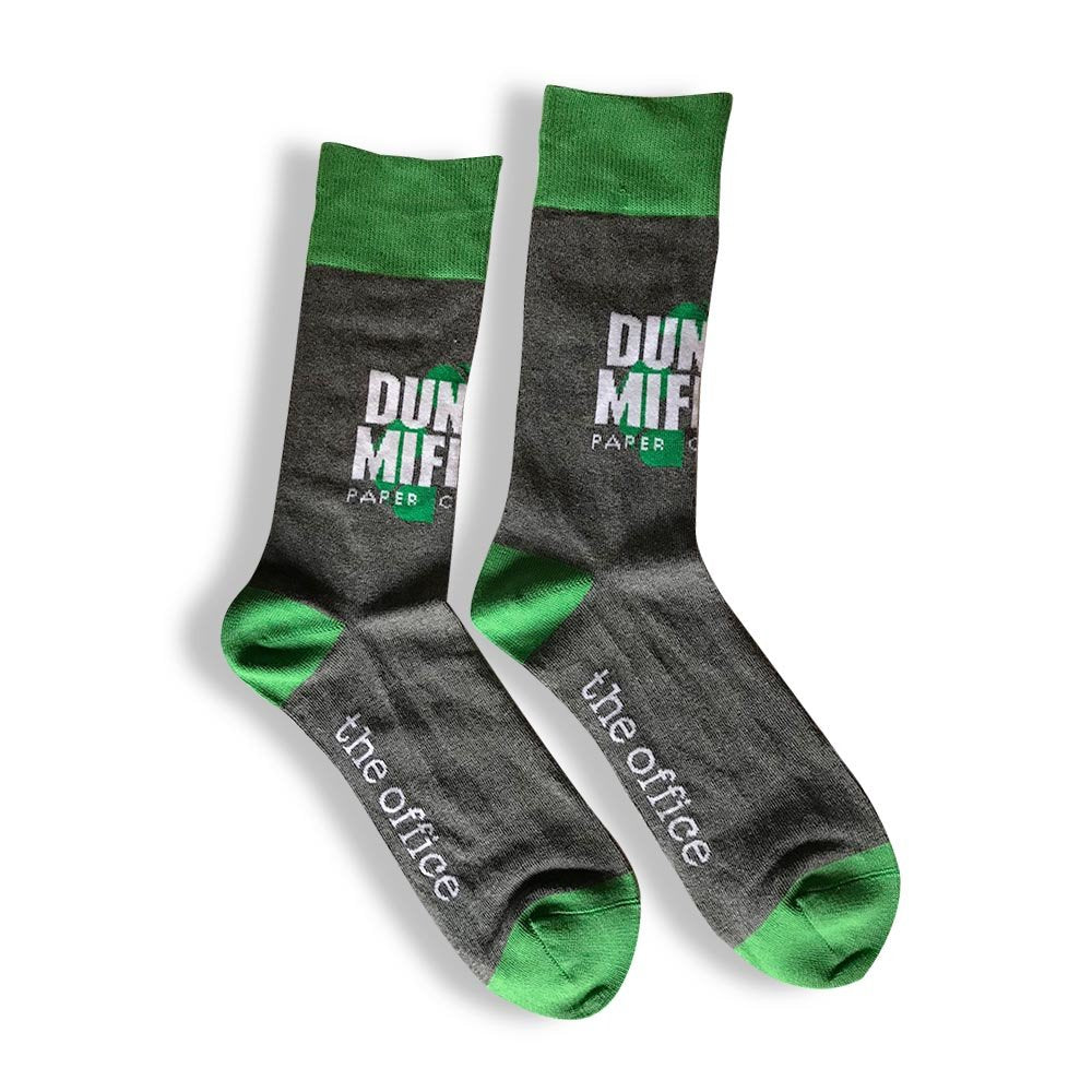 The Office Dunder Mifflin Recycle Custom Knit Socks