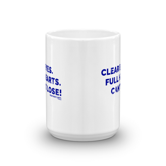 Friday Night Lights Clear Eyes White Mug