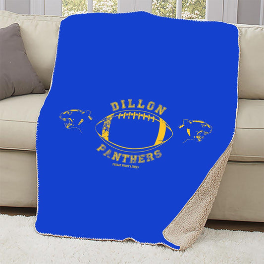 Friday Night Lights Dillon Panthers Sherpa Blanket