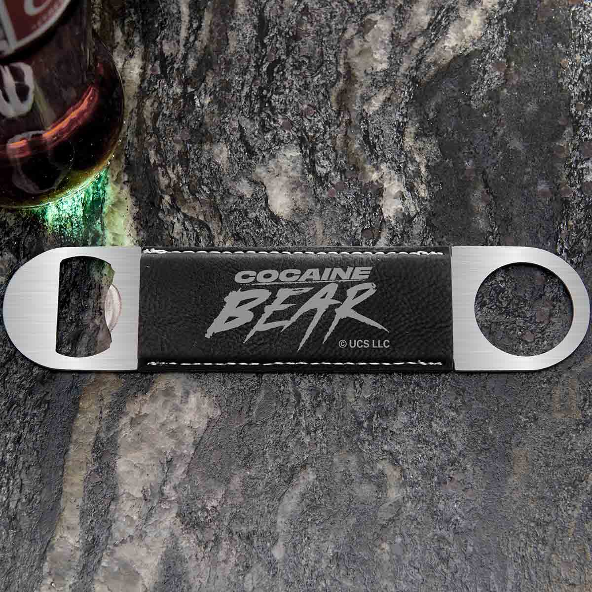 Cocaine Bear Logo Bottle Opener