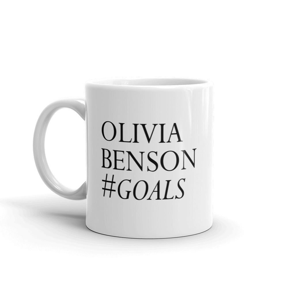 Law & Order: SVU Olivia Benson #Goals White Mug