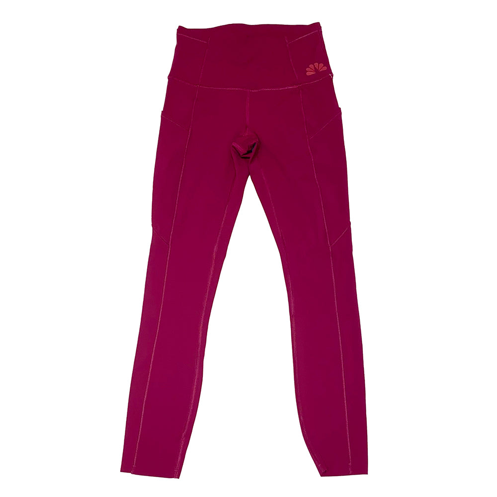 Lululemon Fast Free HR Tight 25 Hyper Flow Pink HYFL Nulux Pant Run Yoga  Size 18
