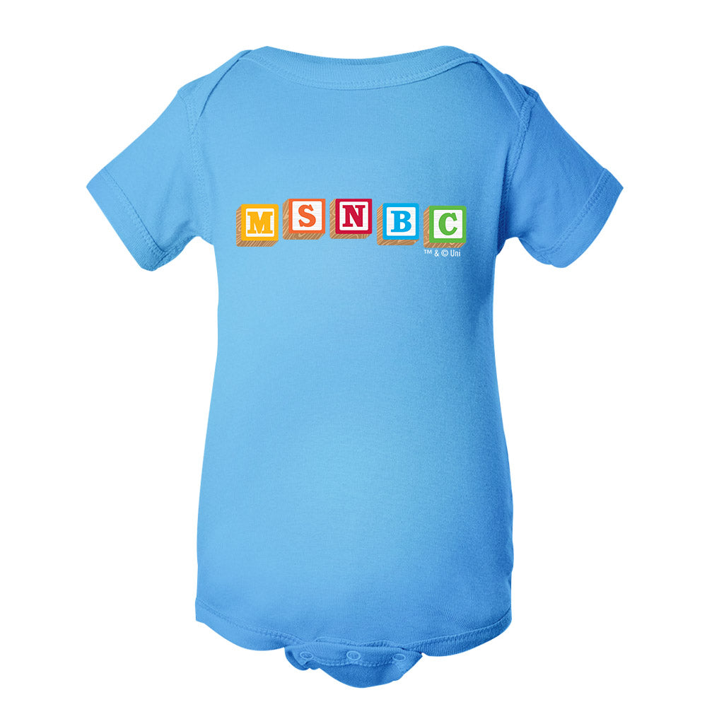 MSNBC Gear Baby Blocks Baby Bodysuit