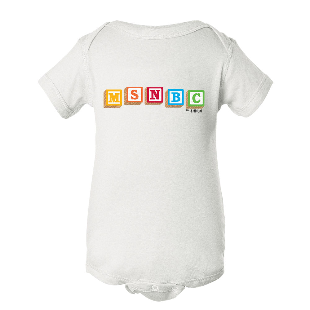 MSNBC Gear Baby Blocks Baby Bodysuit