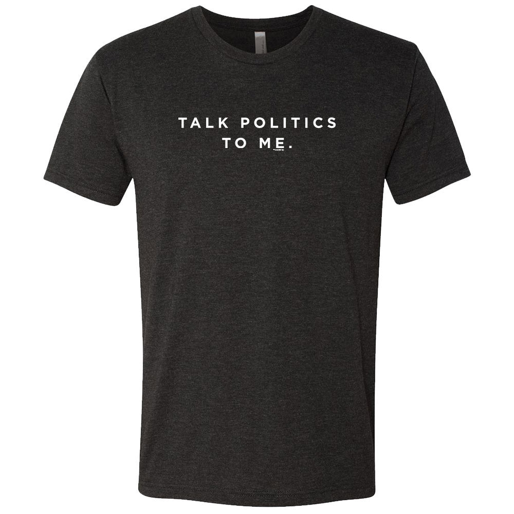 MSNBC Gear Talk Politics To Me Men's Tri-Blend T-Shirt