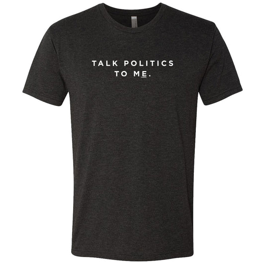 MSNBC Gear Talk Politics To Me Men's Tri-Blend T-Shirt