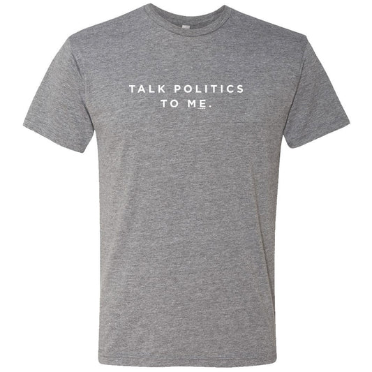 MSNBC Gear Talk Politics To Me Men's Tri-Blend T-Shirt