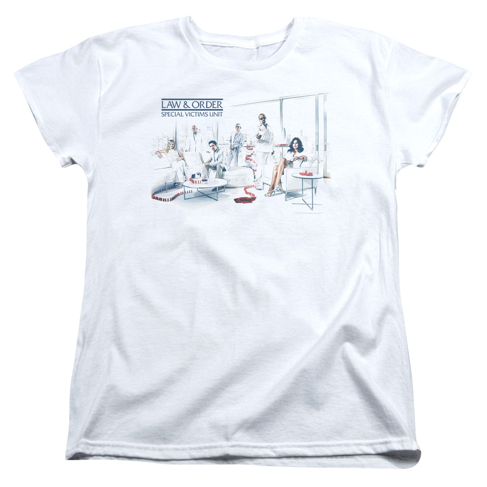 Law & Order: SVU Dominos Women's Short Sleeve T-Shirt