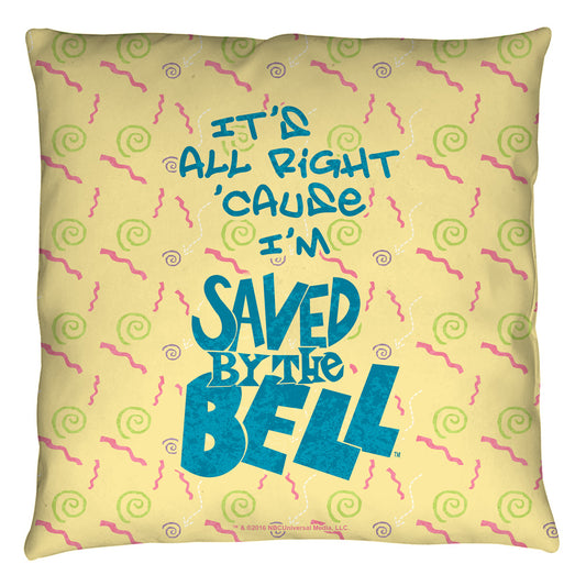 Saved By The Bell It's All Right Throw Pillow