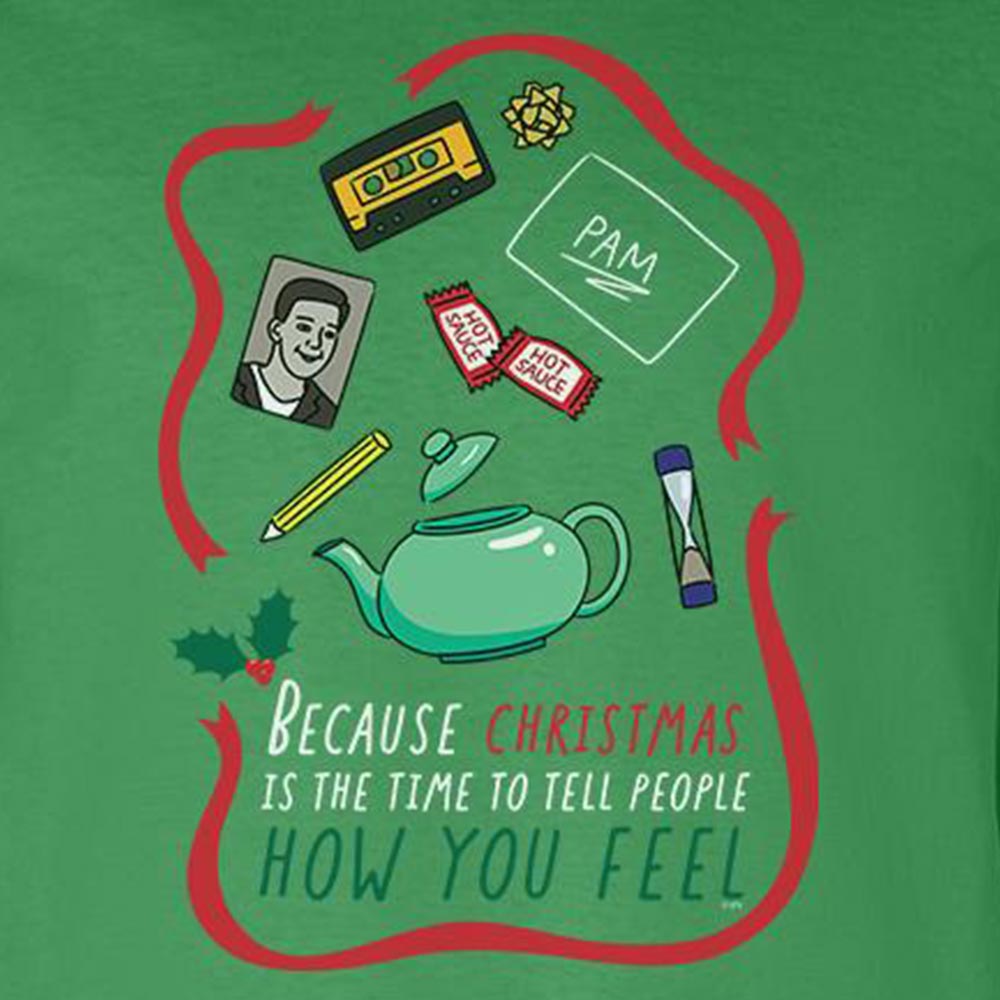 The Office Pam's Teapot Adult Long Sleeve T-Shirt