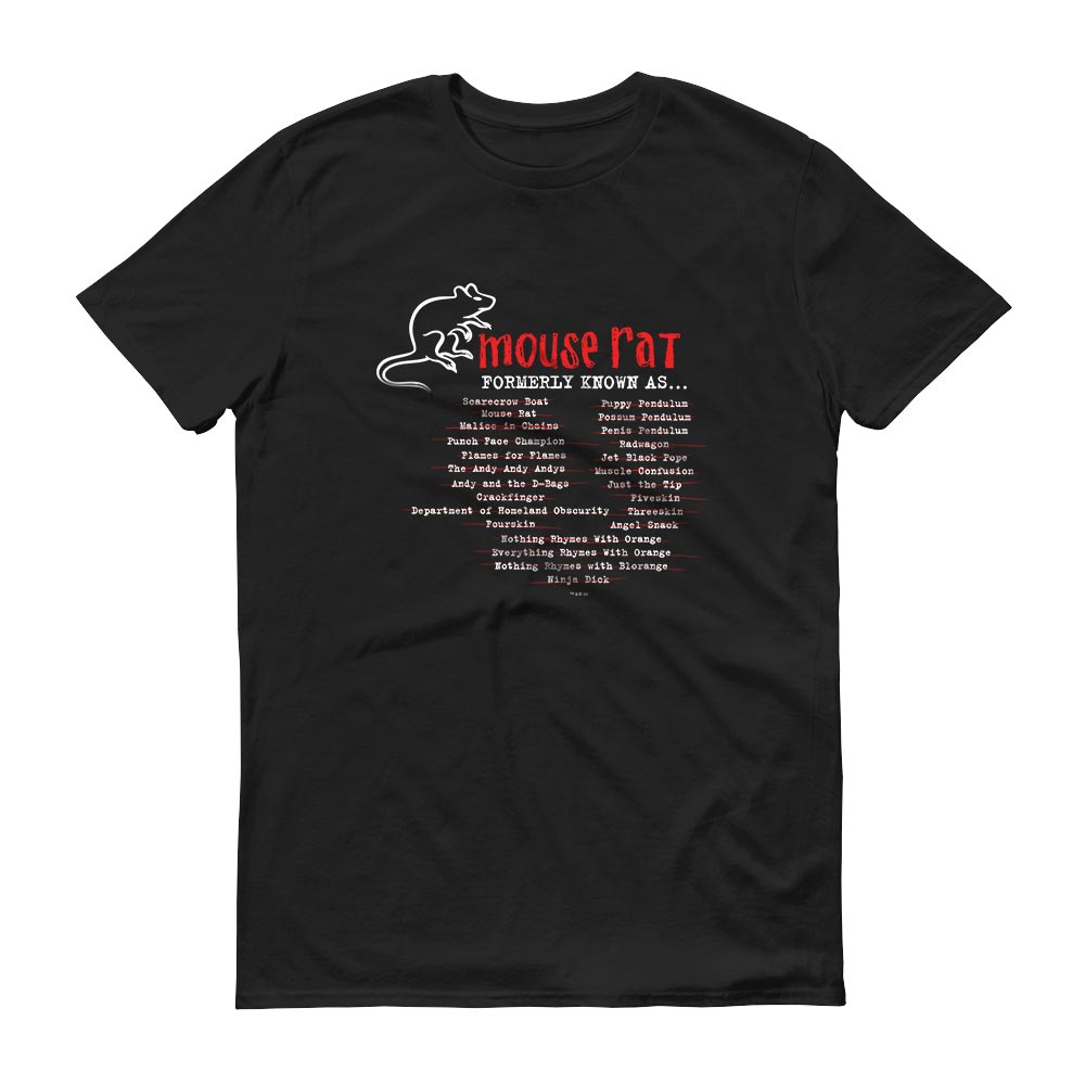 Parks and Recreation Mouse Rat Formerly Known As Men's Short Sleeve T-Shirt