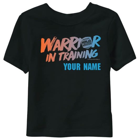 Personalized Warrior In Training Kids Short Sleeve T-Shirt