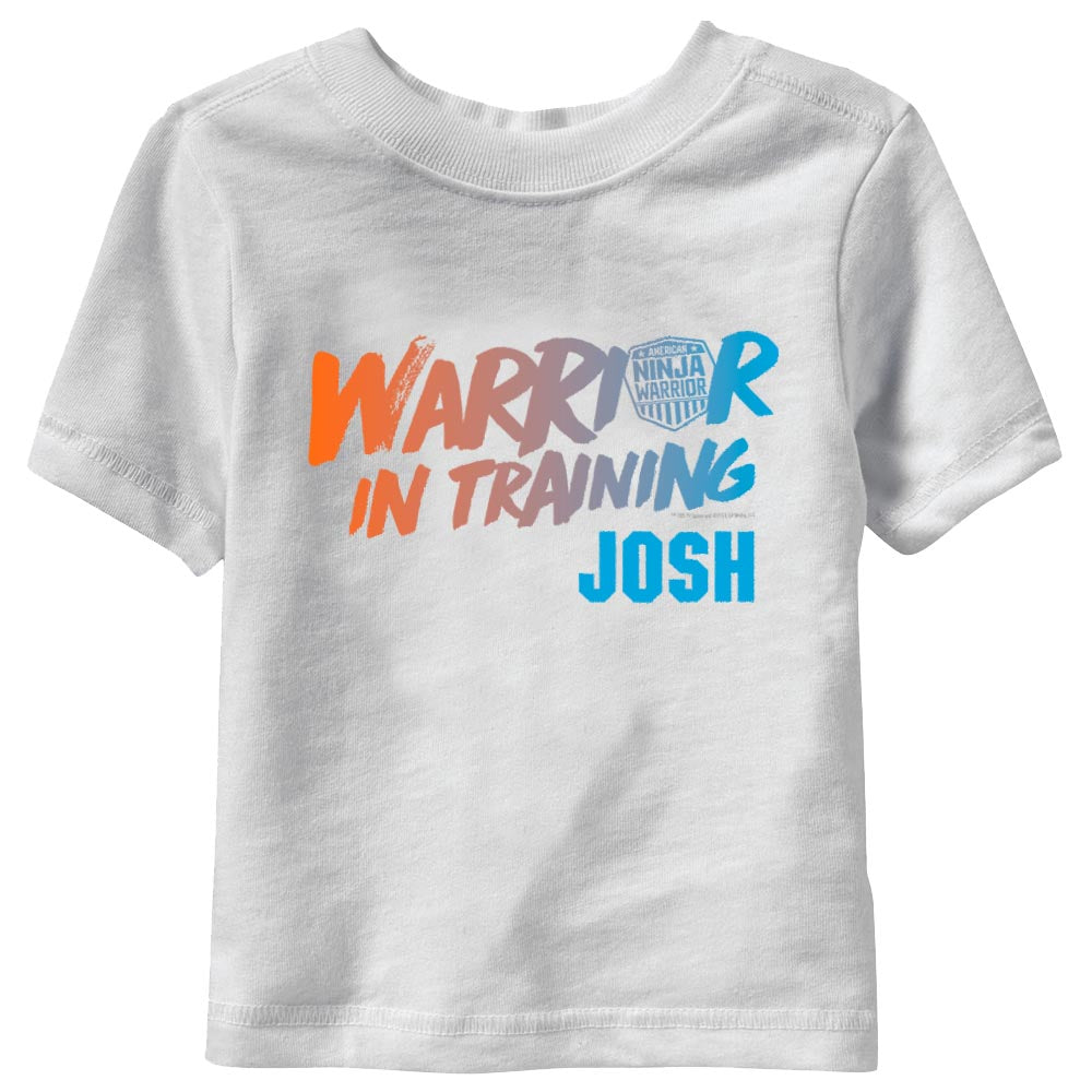 Personalized Warrior In Training Kids Short Sleeve T-Shirt