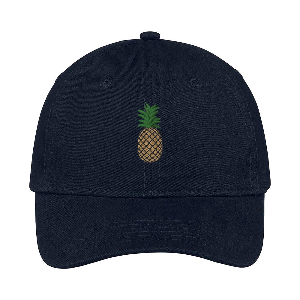 Psych Pineapple Embroidered Hat