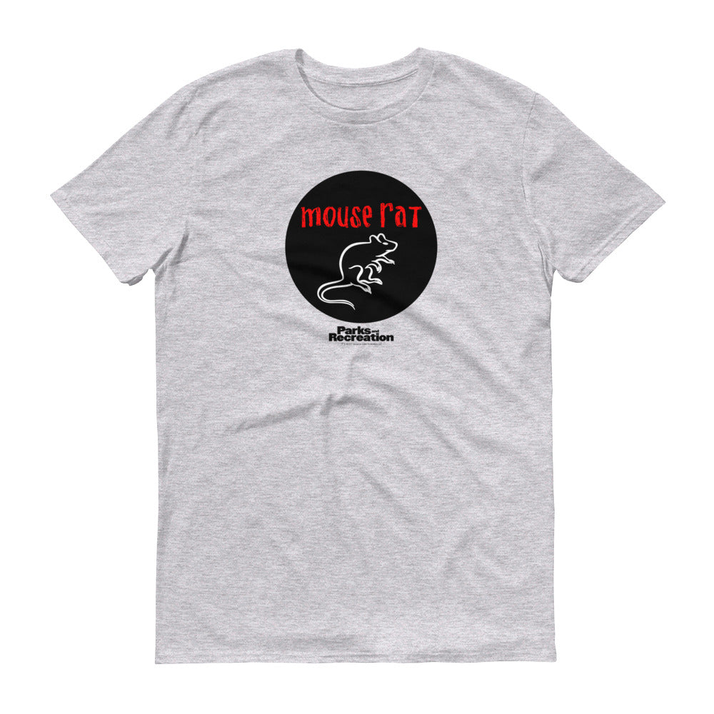 Parks and Recreation Mouse Rat Circle Men's Short Sleeve T-Shirt