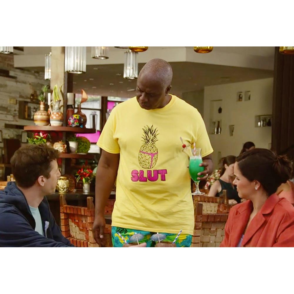 Brooklyn Nine-Nine Captain Holt's Pineapple Slut Men's Short Sleeve T-Shirt