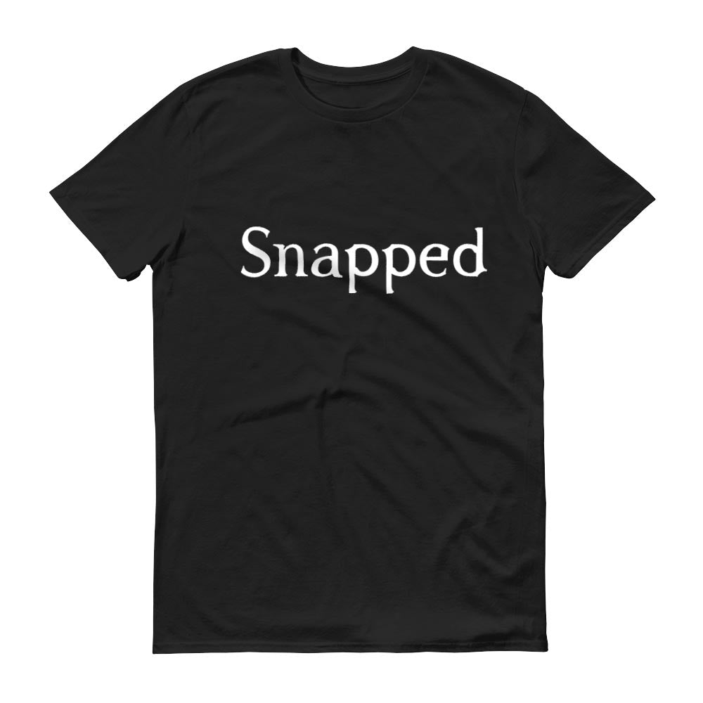 Snapped Logo Adult Short Sleeve T-Shirt