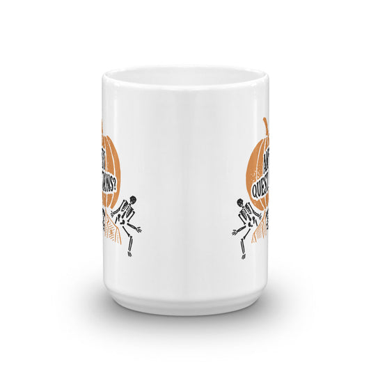 Saturday Night Live David S. Pumpkins  White Mug