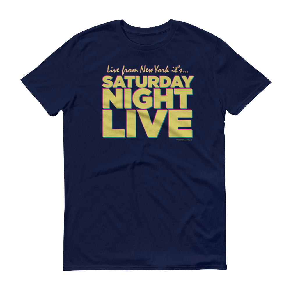 Saturday Night Live Live from New York Men's Short Sleeve T-Shirt