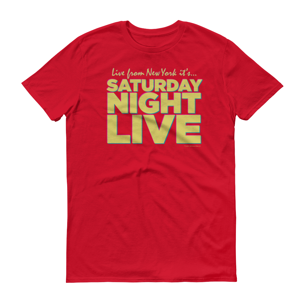 Saturday Night Live Live from New York Men's Short Sleeve T-Shirt
