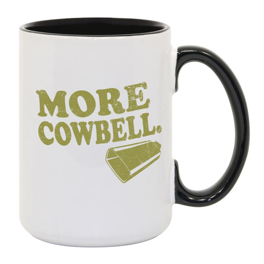 Saturday Night Live More Cowbell White and Black Mug