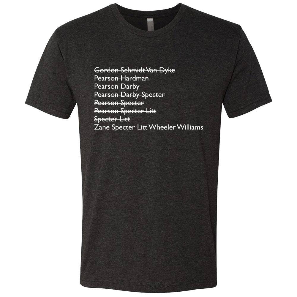 Suits Firm Names Men's Tri-Blend T-Shirt