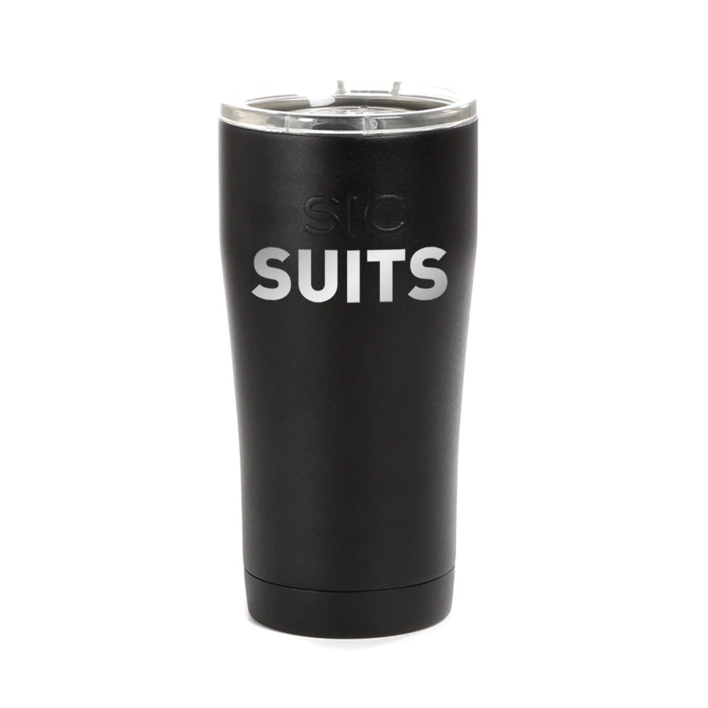 Suits Logo Laser Engraved SIC Tumbler