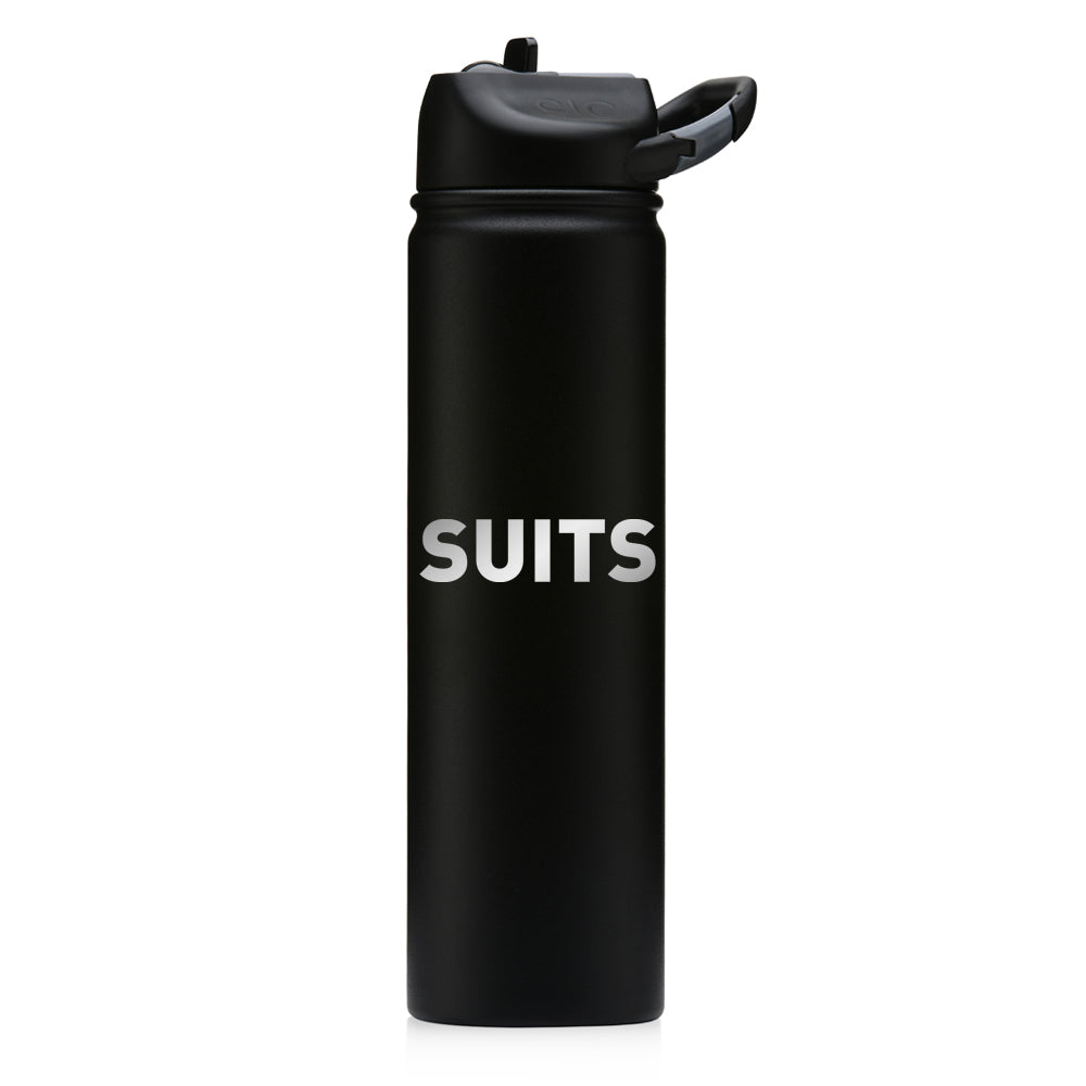 Suits Logo Laser Engraved SIC Water Bottle