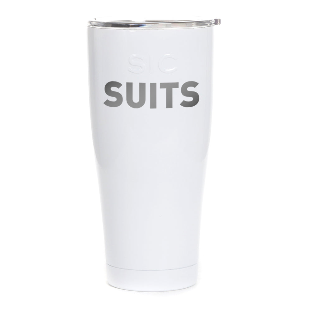 Suits Logo Laser Engraved SIC Tumbler