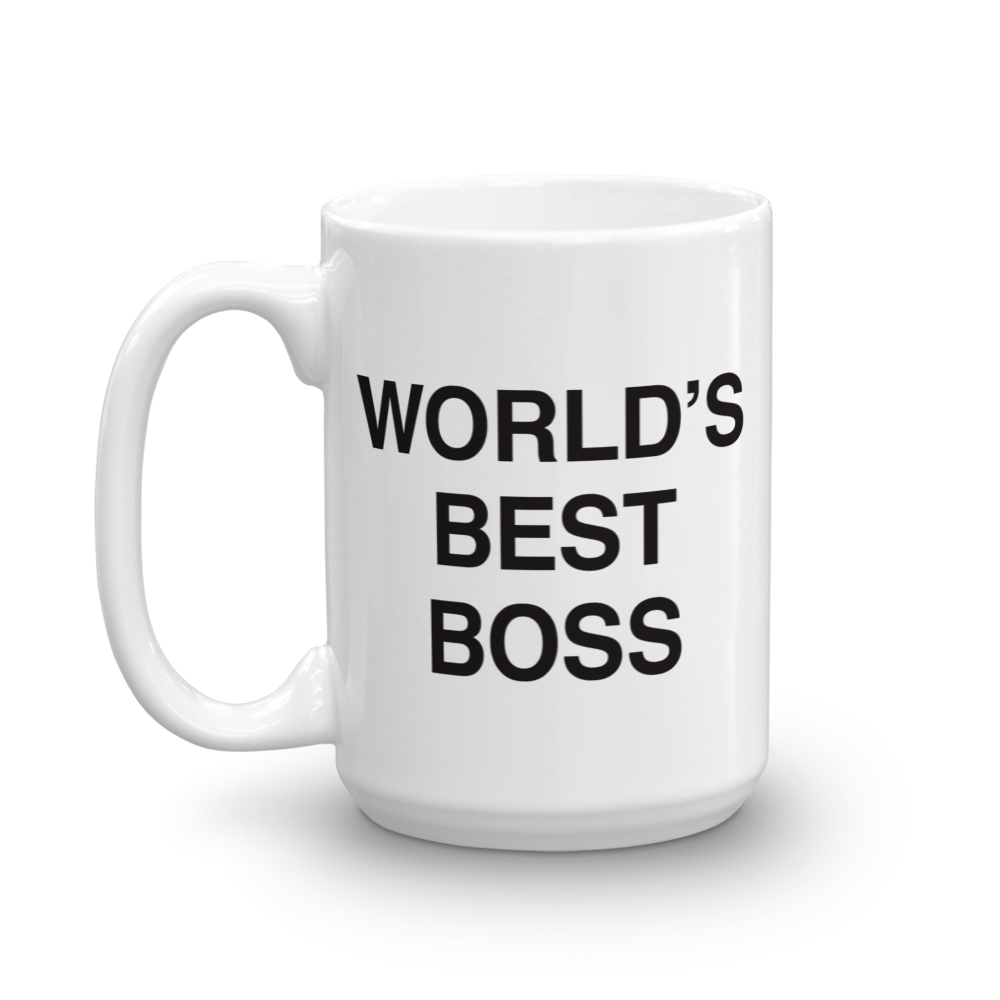 Personalized The Office World's Best Boss 15 oz Mug