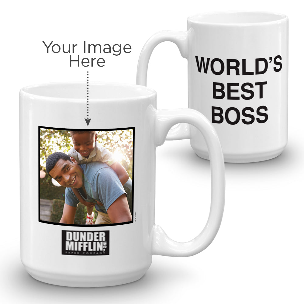 Personalized The Office World's Best Boss 15 oz Mug